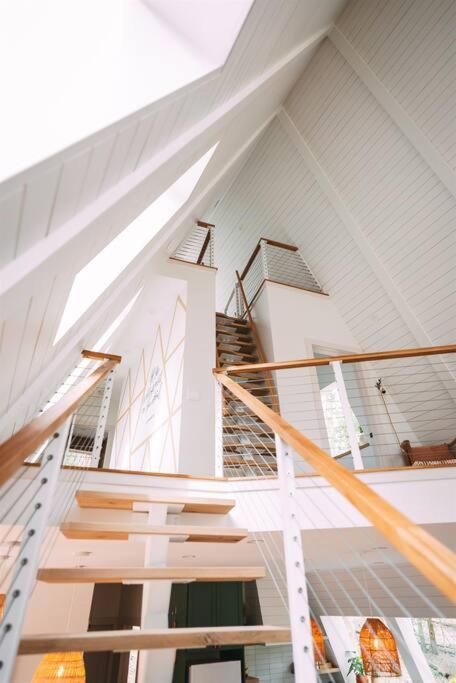 Dunlap Hollow A-Frame Rockbridge Bagian luar foto