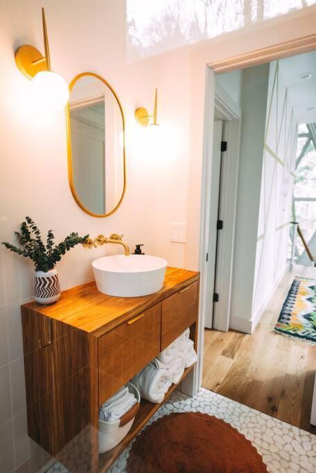 Dunlap Hollow A-Frame Rockbridge Bagian luar foto