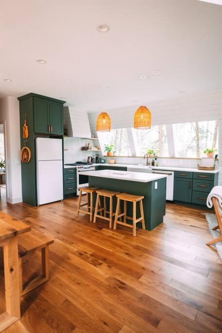 Dunlap Hollow A-Frame Rockbridge Bagian luar foto