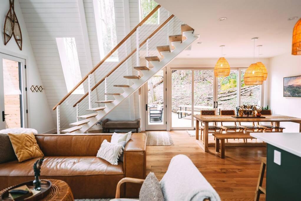 Dunlap Hollow A-Frame Rockbridge Bagian luar foto