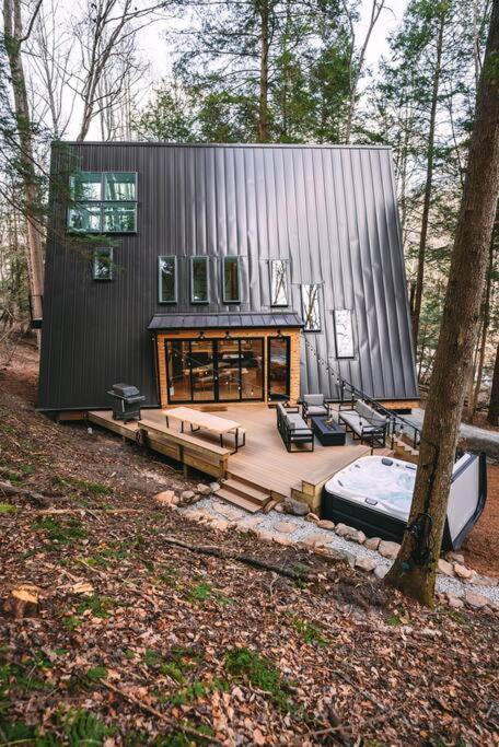 Dunlap Hollow A-Frame Rockbridge Bagian luar foto