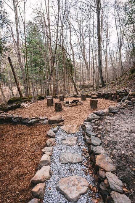 Dunlap Hollow A-Frame Rockbridge Bagian luar foto