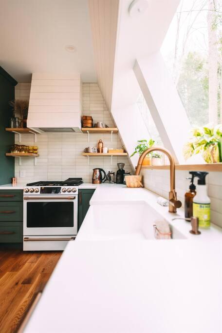 Dunlap Hollow A-Frame Rockbridge Bagian luar foto