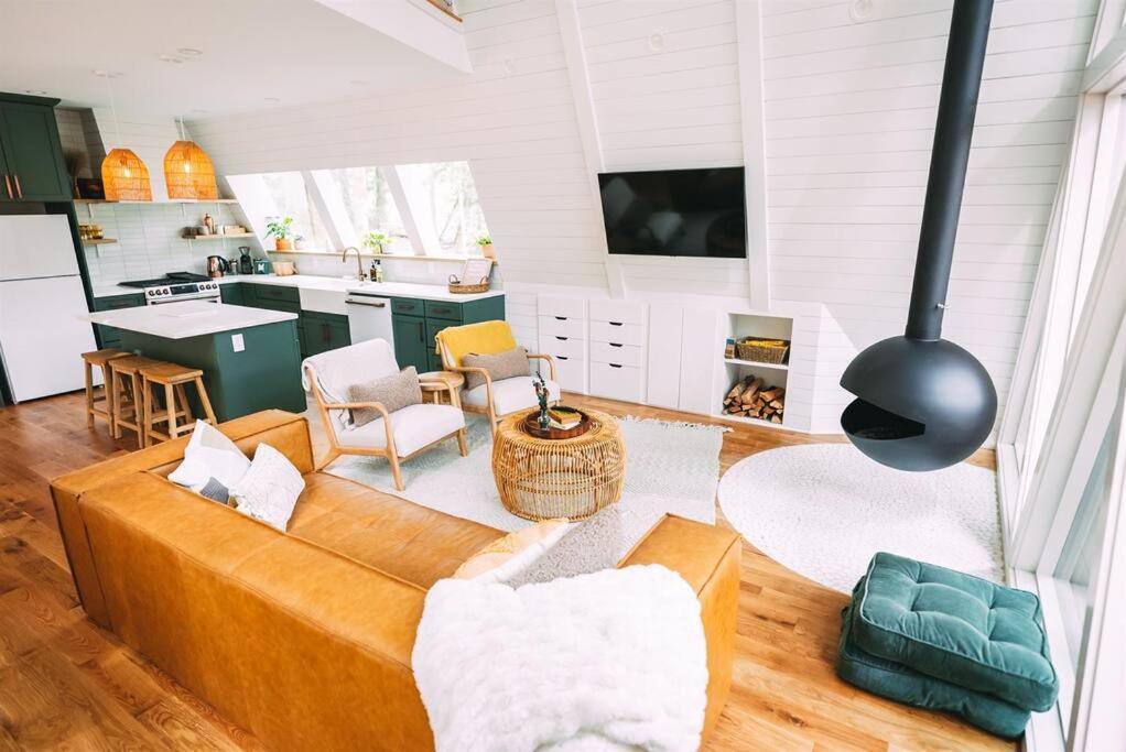Dunlap Hollow A-Frame Rockbridge Bagian luar foto