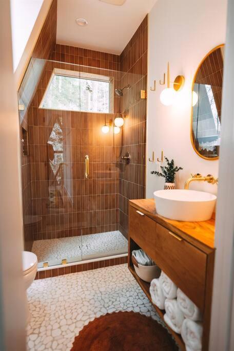 Dunlap Hollow A-Frame Rockbridge Bagian luar foto