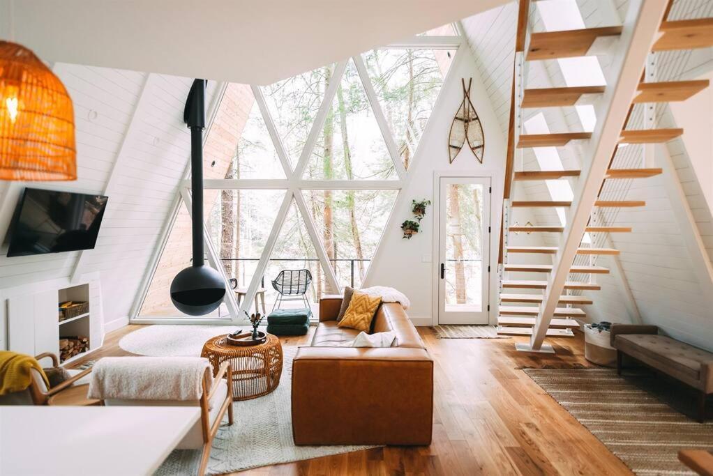Dunlap Hollow A-Frame Rockbridge Bagian luar foto