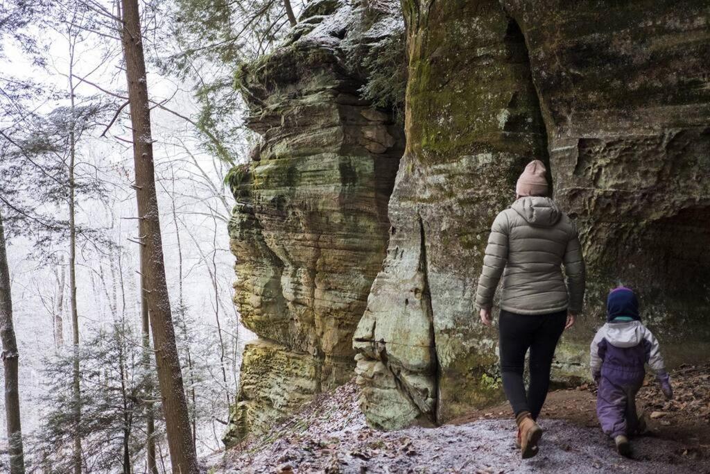 Dunlap Hollow A-Frame Rockbridge Bagian luar foto
